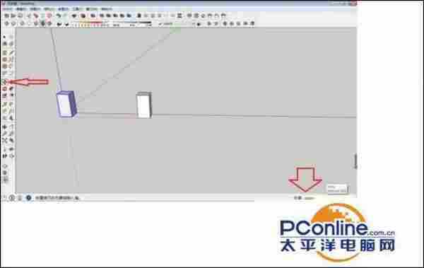 SketchUp怎么快速复制图形?