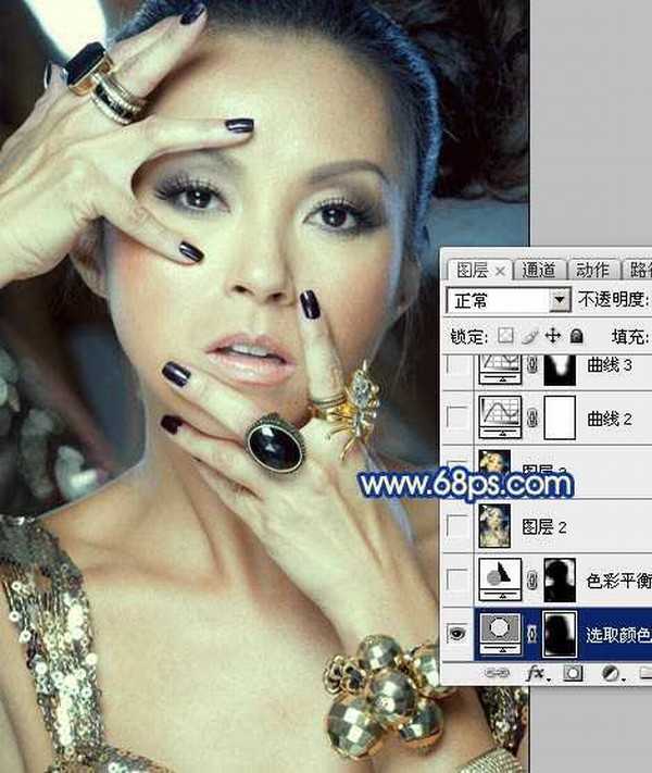 Photoshop调出人物照片强对比冷暖对比色