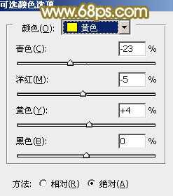 Photoshop将树林人物图片调制出朦胧的淡黄色效果