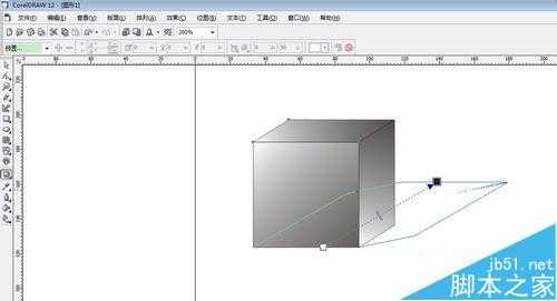 coreldraw怎么画正方体?CDR做素描几何体效果的方法